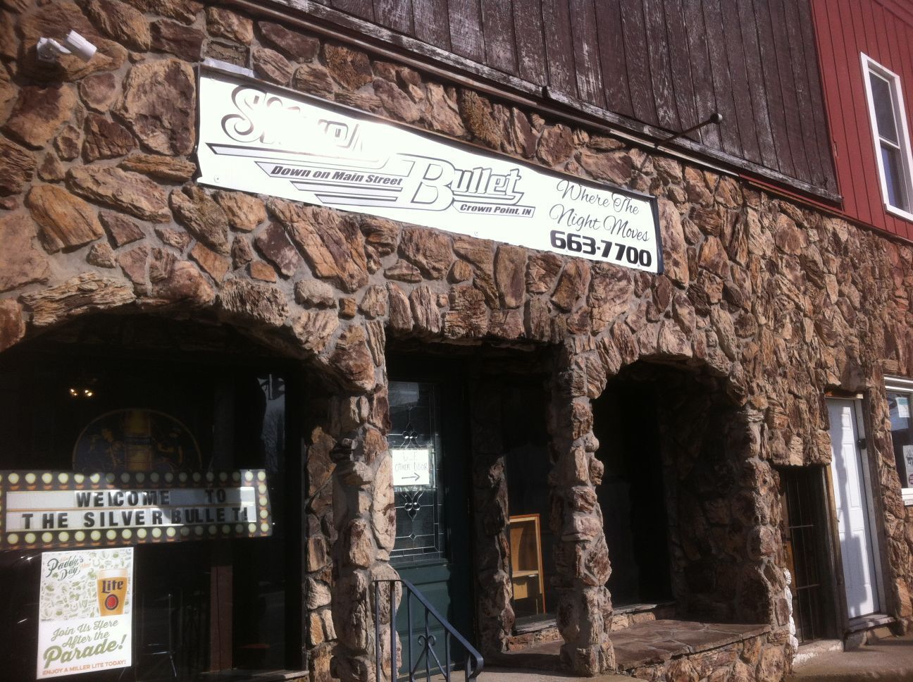 The Silver Bullet Bar in downtown Crown Point is closed